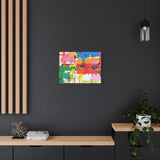 Abstract Color Splash Matte Canvas Print — Vibrant Modern Wall Art thumbnail 52