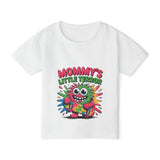 Toddler T-Shirt — "Mommy's Little Terror" Colorful Skate Monster Tee thumbnail 2