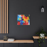 Abstract Color Splash Matte Canvas Print — Vibrant Stretched Wall Art thumbnail 55