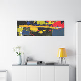 Abstract Color Splash Matte Canvas Print — Modern Stretched Wall Art thumbnail 93