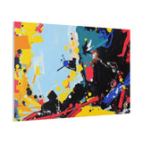 Abstract Color Splash Matte Canvas Print — Modern Stretched Wall Art thumbnail 98