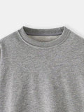 Children's Casual Solid Color Crew Neck Sweatshirt thumbnail 5
