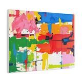 Abstract Color Splash Matte Canvas Print — Vibrant Modern Wall Art thumbnail 50