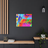 Abstract Color Splash Canvas Print — Vibrant Modern Wall Art thumbnail 64