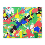 Abstract Color Splash Canvas Print — Vibrant Modern Wall Art thumbnail 2
