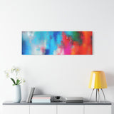 Vibrant Abstract Color Splash Matte Canvas Print thumbnail 81