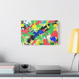 Abstract Color Splash Canvas Print — Vibrant Modern Wall Art thumbnail 1