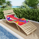 Vibrant Brushstroke Beach Towel — Colorful Abstract Paint Swatch Design thumbnail 9