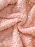 Children's Heart Pattern Fuzzy Hooded Outerwear thumbnail 5