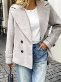 Wool Blend Double-Breasted Jacket thumbnail 4