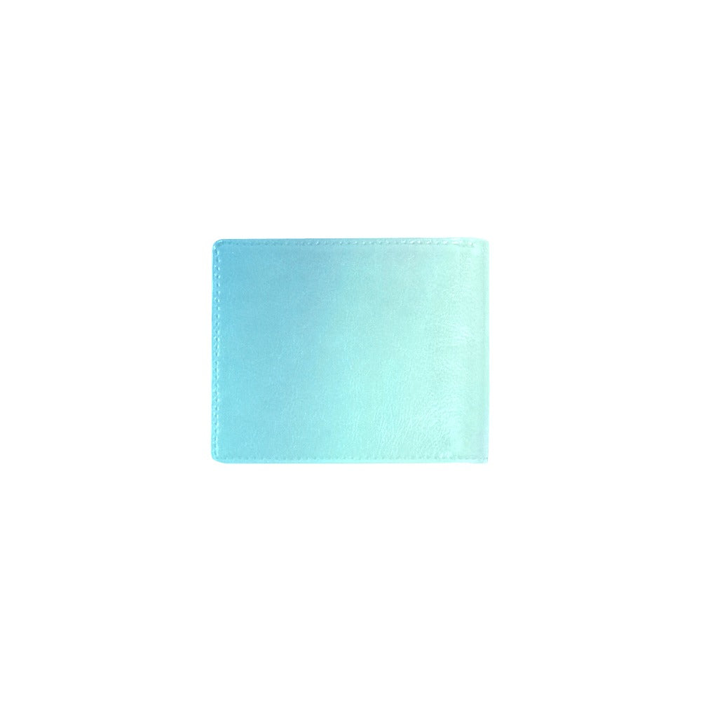 Bifold Stylish Wallet – Blue & Purple Ombre Design