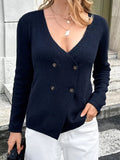 Double-Breasted Knit Cardigan thumbnail 2