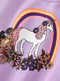 Children's Unicorn Rainbow Graphic Crew Neck Sweatshirt thumbnail 3