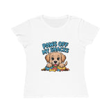 Paws Off My Snacks Women's T‑Shirt — Cute Puppy Graphic Tee for Dog Lovers thumbnail 2