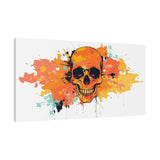 Skull Art Canvas Print – Vibrant Paint-Splash Skull Wall Decor thumbnail 24