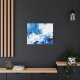 Abstract Blue Galaxy Canvas Print — Matte Stretched Wall Art thumbnail 64