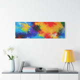 Abstract Color Splash Matte Canvas Print — Vibrant Stretched Wall Art thumbnail 81