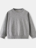 Children's Casual Solid Color Crew Neck Sweatshirt thumbnail 4
