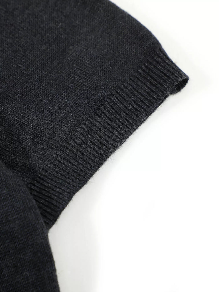 Men's Mock Neck Short Sleeve Knit Top