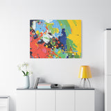 Abstract Color Splash Matte Canvas — Stretched Wall Art thumbnail 90