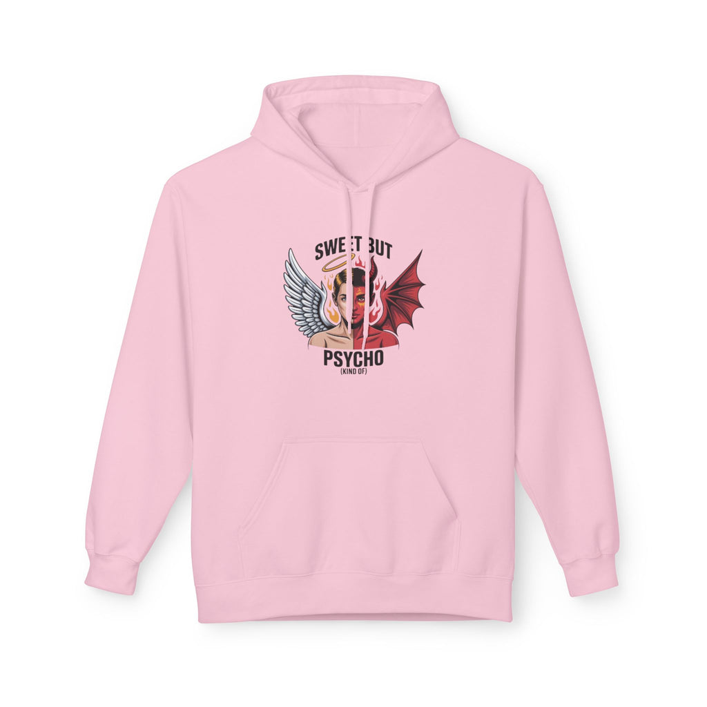 Hoodie - Sweet But Psycho Angel & Devil Graphic Pullover