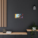 Abstract Color Splash Matte Canvas Print — Modern Stretched Wall Art thumbnail 46