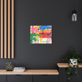 Abstract Color Splash Matte Canvas Print — Vibrant Modern Wall Art thumbnail 55