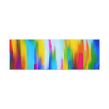 Abstract Rainbow Waves Matte Canvas Print — Vibrant Colorful Wall Art thumbnail 19