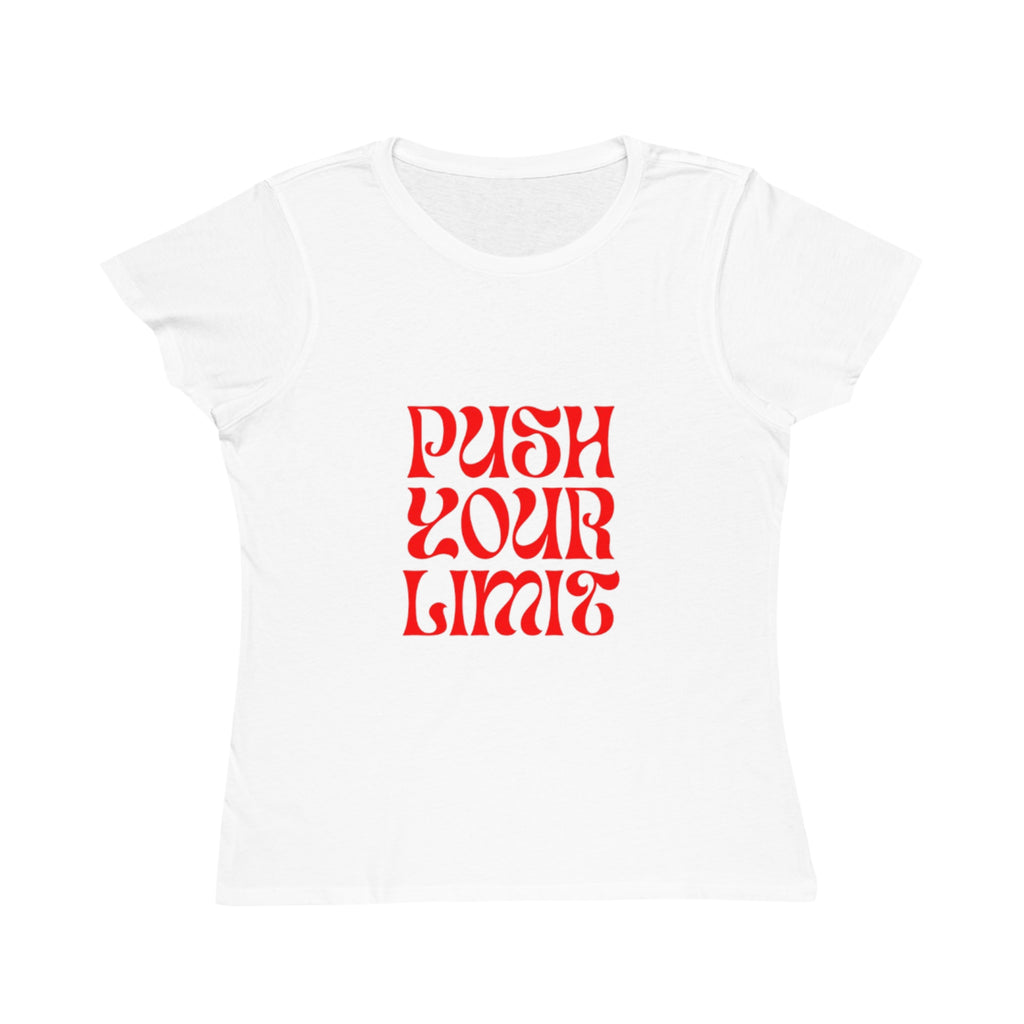 Push Your Limit Women's T‑Shirt — Red Retro Motivational Tee