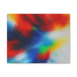 Abstract Color Burst Canvas Print — Vibrant Stretched Matte Wall Art thumbnail 4