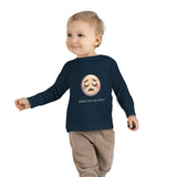 Toddler Long Sleeve Tee — 'Wake Me Up Later' Sleepy Emoji Kids Shirt thumbnail 8