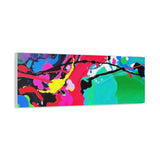 Abstract Neon Splash Matte Canvas Print — Vibrant Colorful Stretched Wall Art thumbnail 68