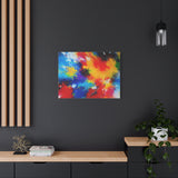 Abstract Color Splash Matte Canvas Print — Vibrant Stretched Wall Art thumbnail 67