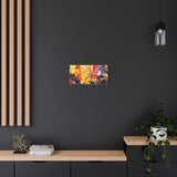 Abstract Color Splash Canvas Print - Vibrant Stretched Matte Wall Art thumbnail 28