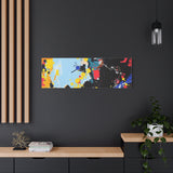 Abstract Color Splash Matte Canvas Print — Modern Stretched Wall Art thumbnail 82