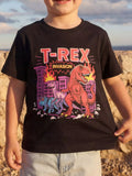 Children's T-Rex Invasion Graphic T-Shirt thumbnail 1