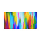 Abstract Rainbow Waves Matte Canvas Print — Vibrant Colorful Wall Art thumbnail 24