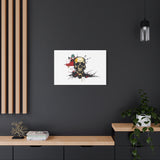 Skull Splash Art Canvas — Grunge Skull Wall Decor, Edgy Gothic Home Accent thumbnail 46