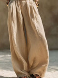Full Size Elastic Waistband Wide Leg Pants Plus Size thumbnail 12