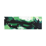 Abstract Green Brushstroke Canvas Print thumbnail 23