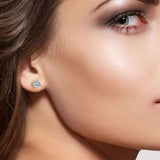 1 Carat Moissanite 925 Sterling Silver Stud Earrings thumbnail 5