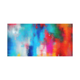 Vibrant Abstract Color Splash Matte Canvas Print thumbnail 11