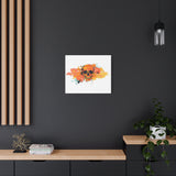 Skull Art Canvas Print – Vibrant Paint-Splash Skull Wall Decor thumbnail 55