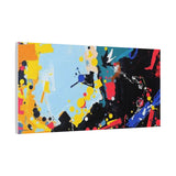 Abstract Color Splash Matte Canvas Print — Modern Stretched Wall Art thumbnail 74