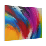 Abstract Rainbow Swirl Matte Canvas Print (Stretched) thumbnail 53