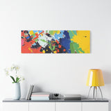 Abstract Color Splash Matte Canvas — Stretched Wall Art thumbnail 81