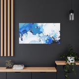 Abstract Blue Galaxy Canvas Print — Matte Stretched Wall Art thumbnail 85