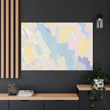 Pastel Abstract Brushstroke Canvas Wall Art thumbnail 100