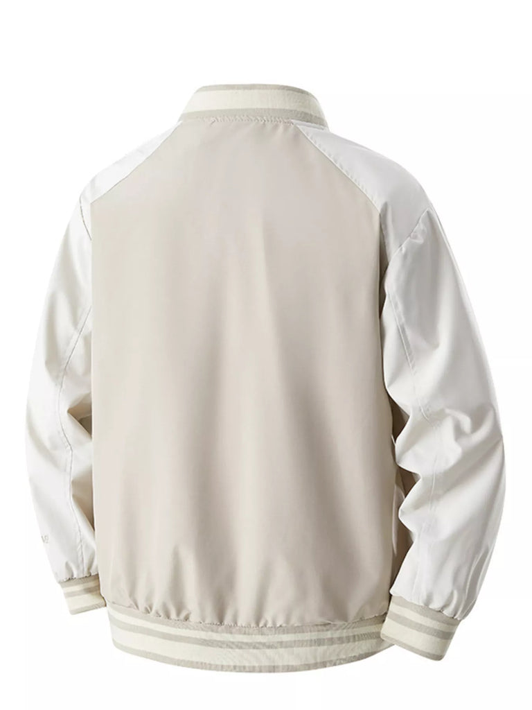 Men's Plus Size Snap Down Long Sleeve Jacket