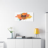 Skull Art Canvas Print – Vibrant Paint-Splash Skull Wall Decor thumbnail 72
